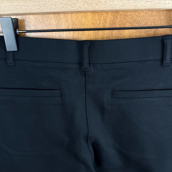 Quince Black Ultra Stretch Ponte Straight Leg 4 Pocket Pants NWT Small TALL Work - Picture 9 of 16